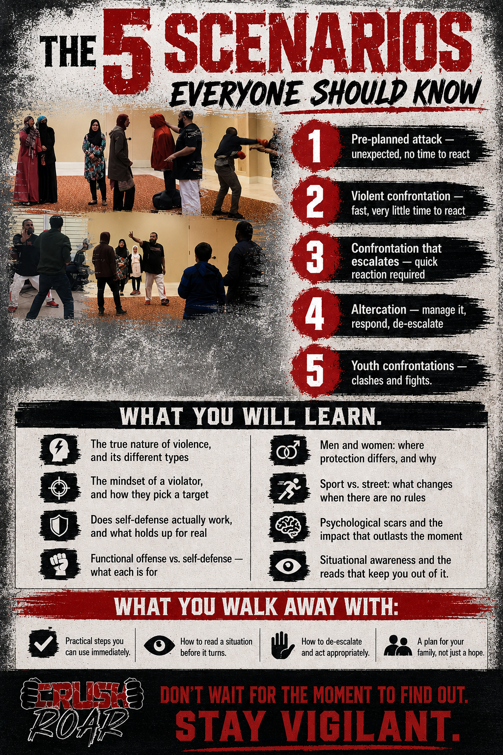 Stay Vigilant — the five scenarios and what you will learn, page 2